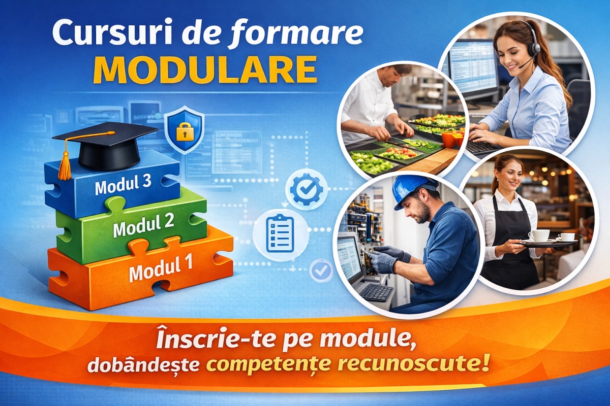 ✨ Înscrieri deschise la cursul modular GRATUIT de „Operator calculator electronic și rețele” la Arad!